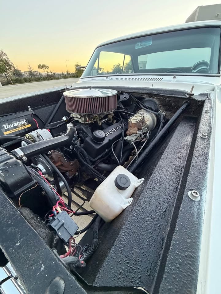 Engine bay from the driver side