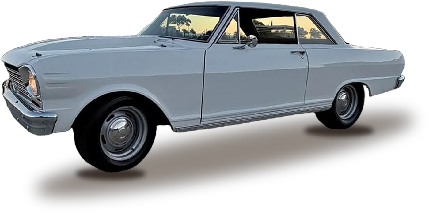 Driver-side front three-quarter view